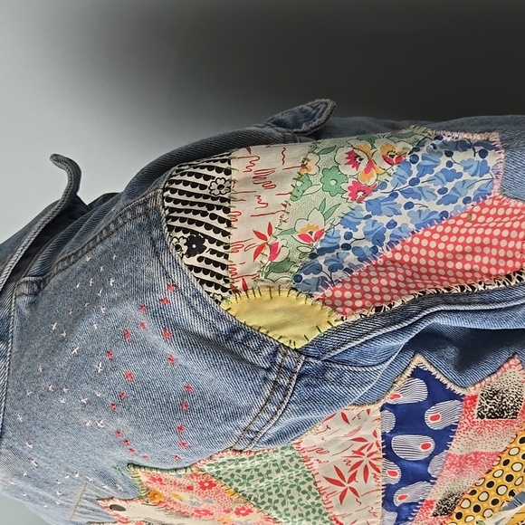 Handmade Jackets & Blazers - ✨️ One Of A Kind Refashioned Denim Jacket✨️
